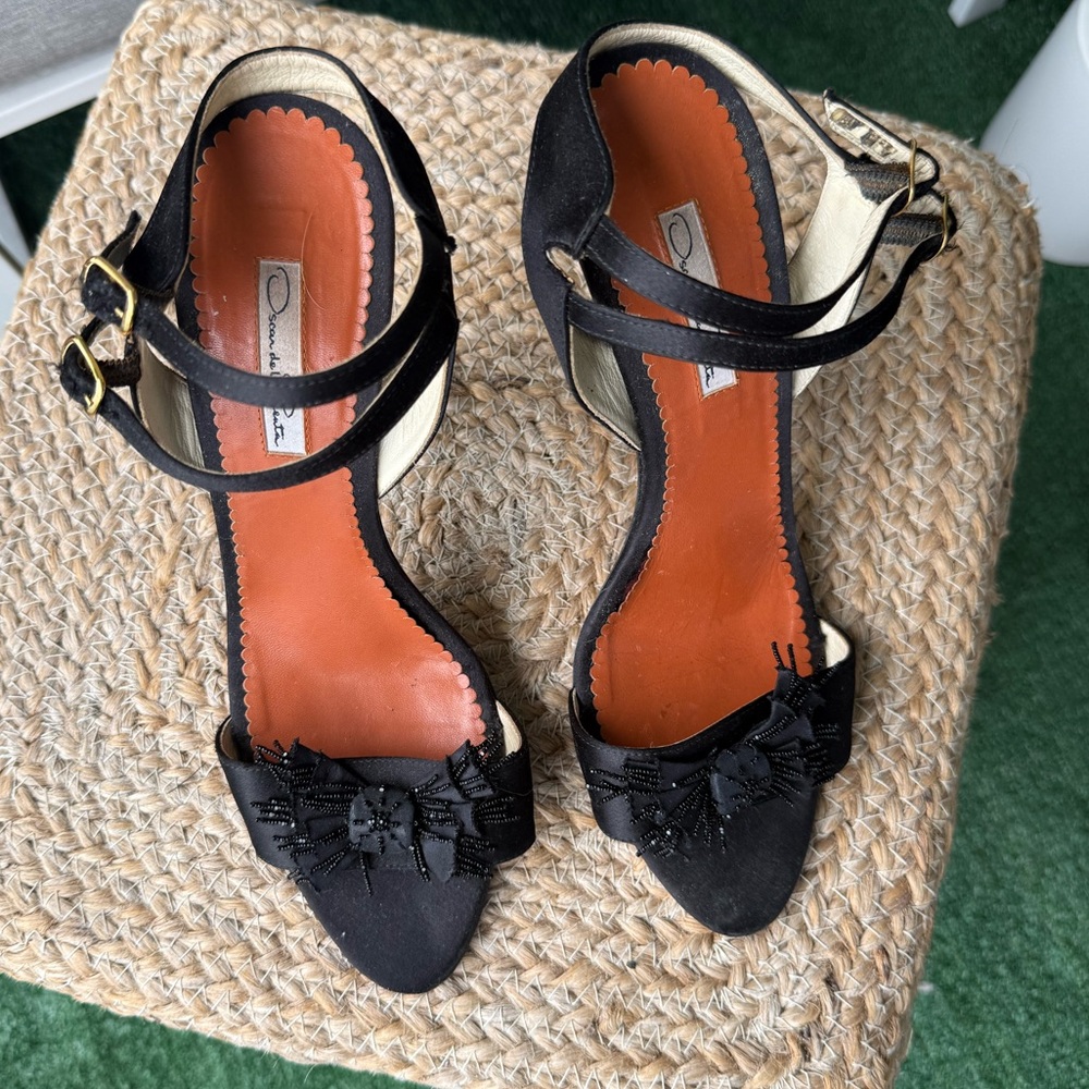 Oscar dela Renta  Black Women's Sandals